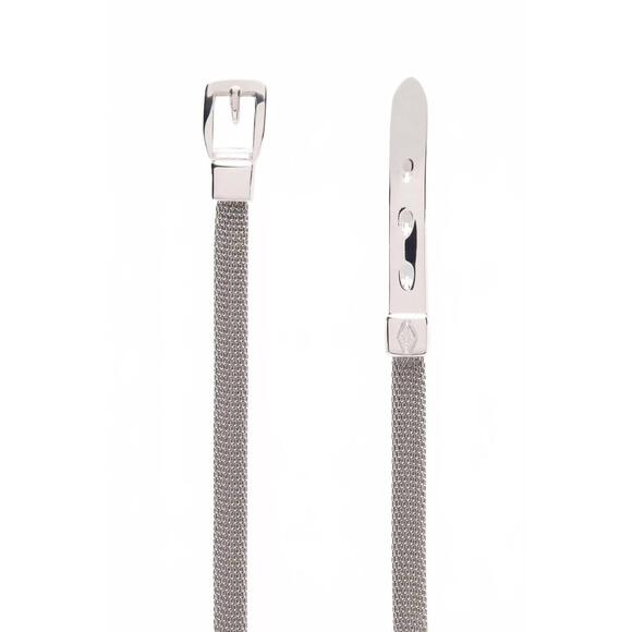 NEW BA&SH women\'s belaine belt in silver